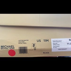 Michael Kors Lottie Bootie size 11 BRAND NEW never worn in box